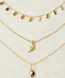 ALOHAS Ying Yang Necklace Gold