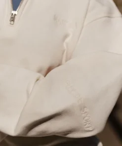 TheManola Zip-Up Sweatshirt Coconut