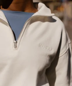 TheManola Zip-Up Sweatshirt Coconut