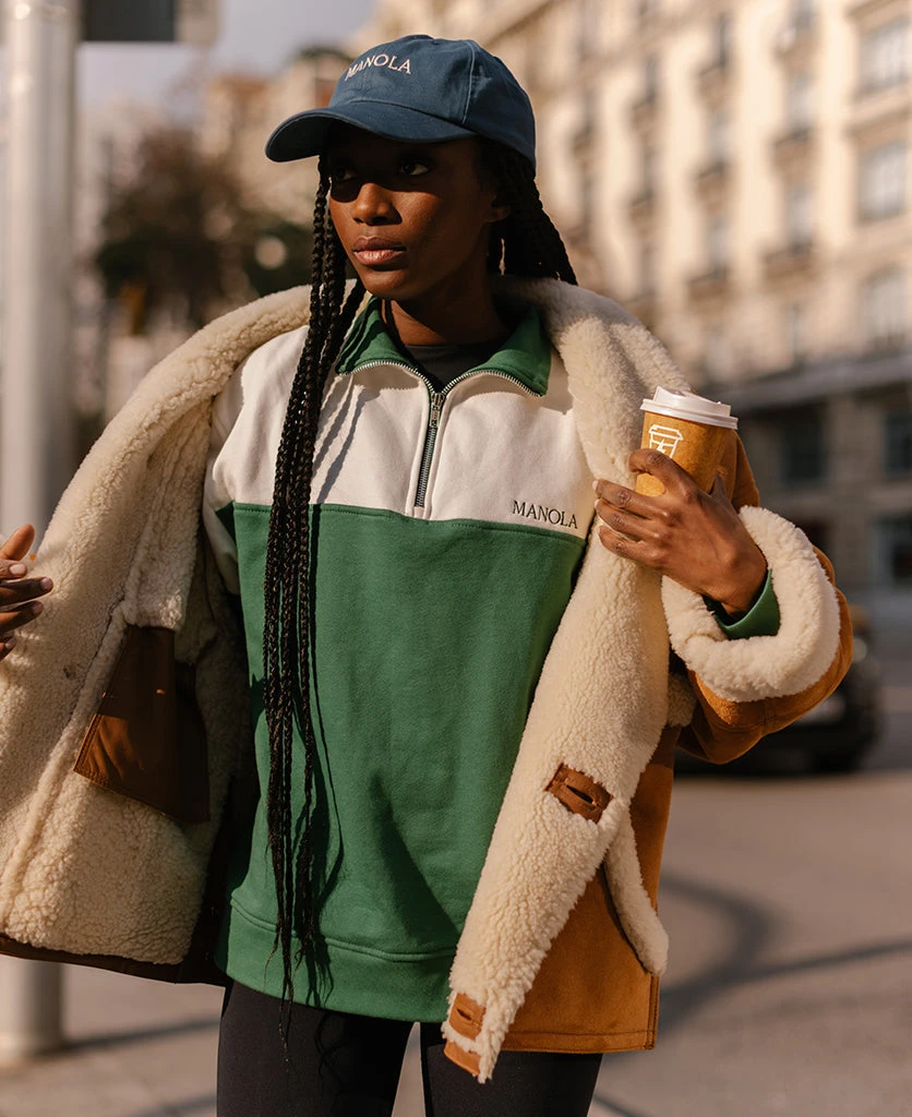 TheManola Zip-Up Sweatshirt Dark Green 3 TheManola Zip-Up Sweatshirt Dark Green